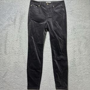 Vineyard Vines Jeans Womens 6 Grey Straight Velvet Midrise Modern‎ Preppy